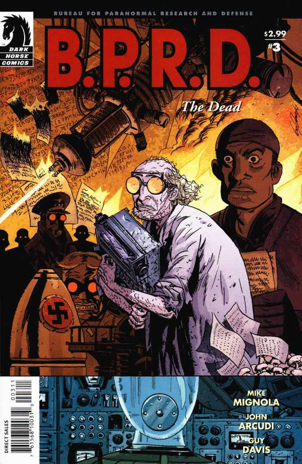 B.P.R.D., The Dead #3 (15) cover
