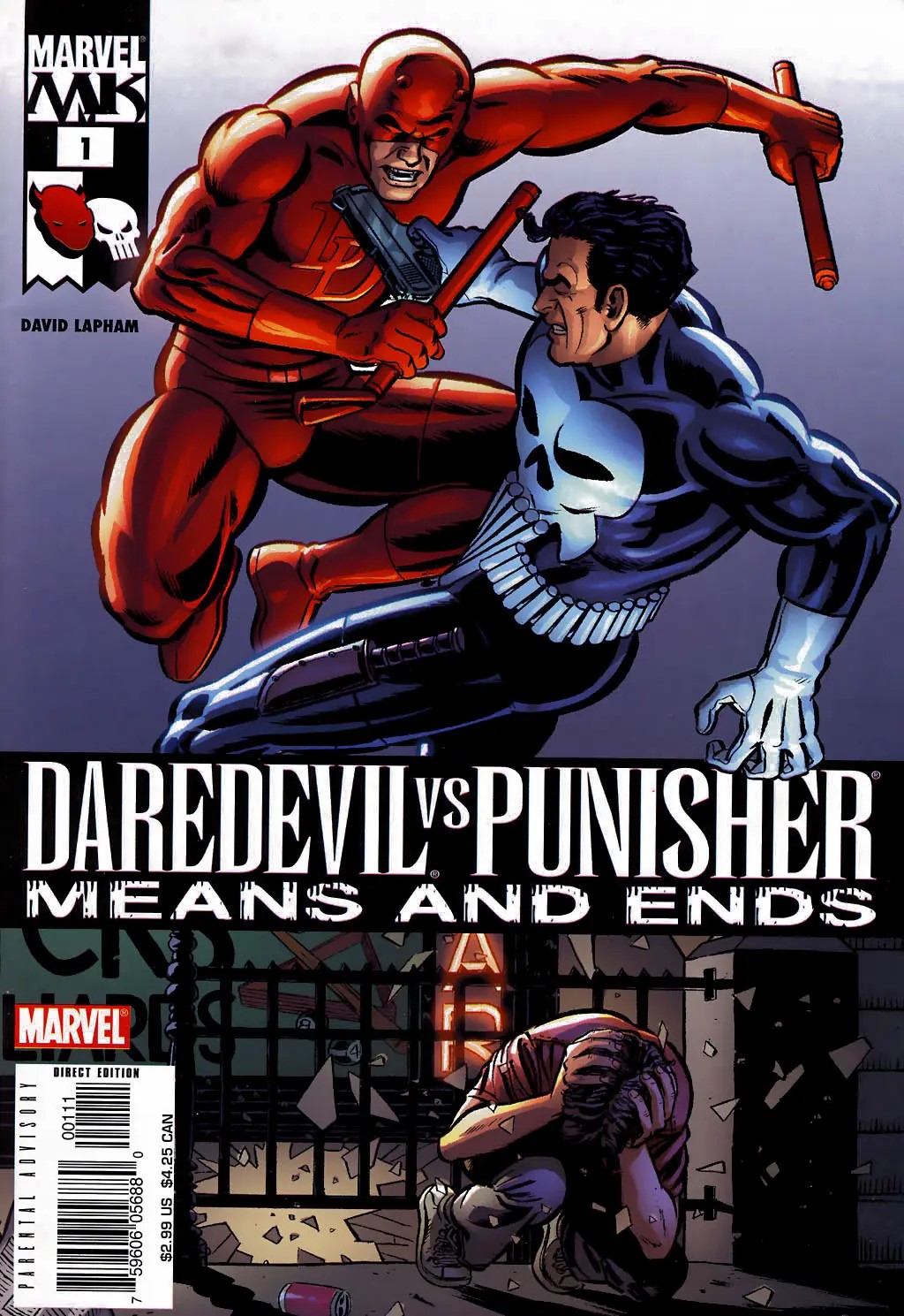 Daredevil vs. Punisher #1 cover