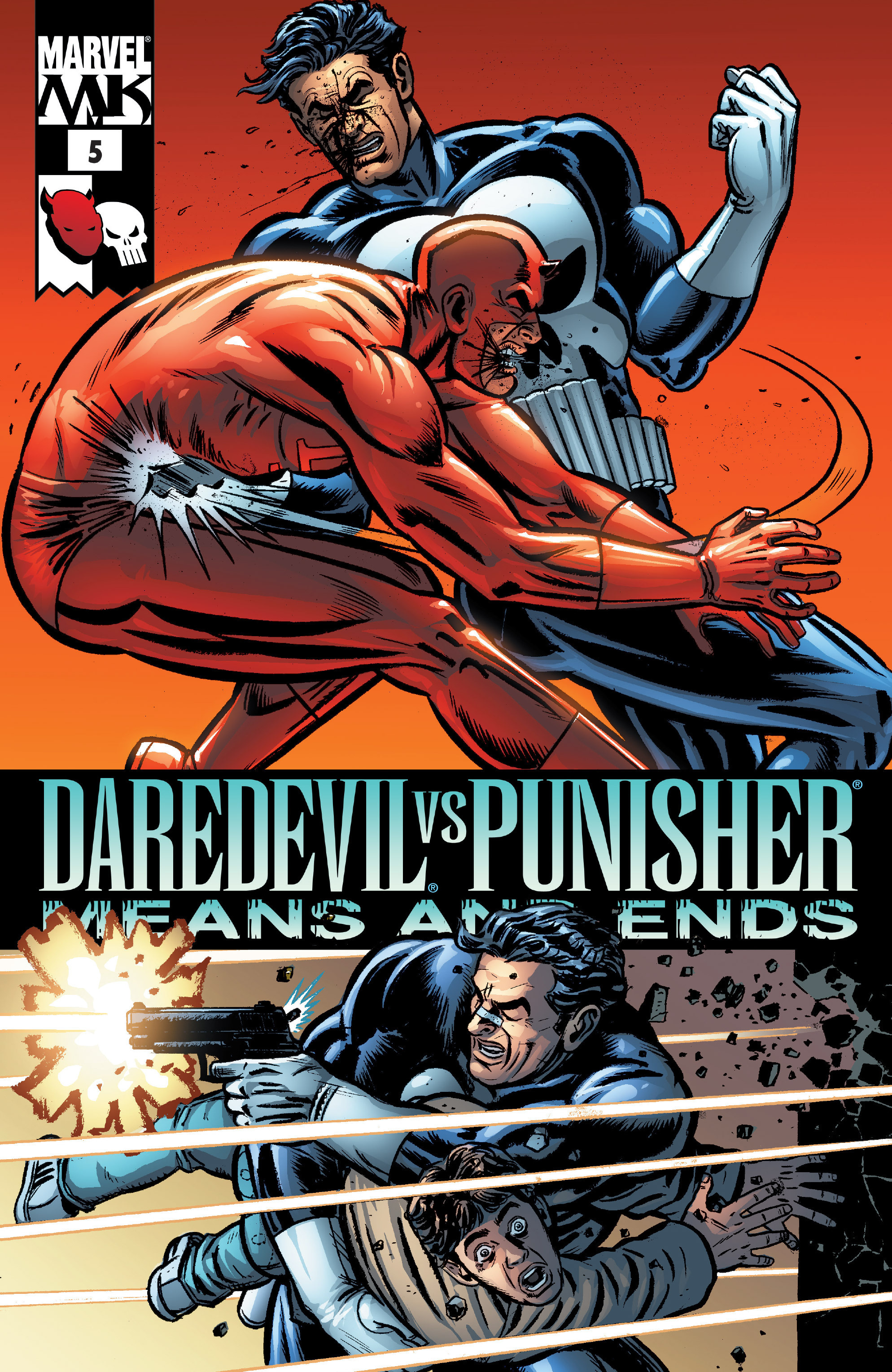 Daredevil vs. Punisher #5 cover