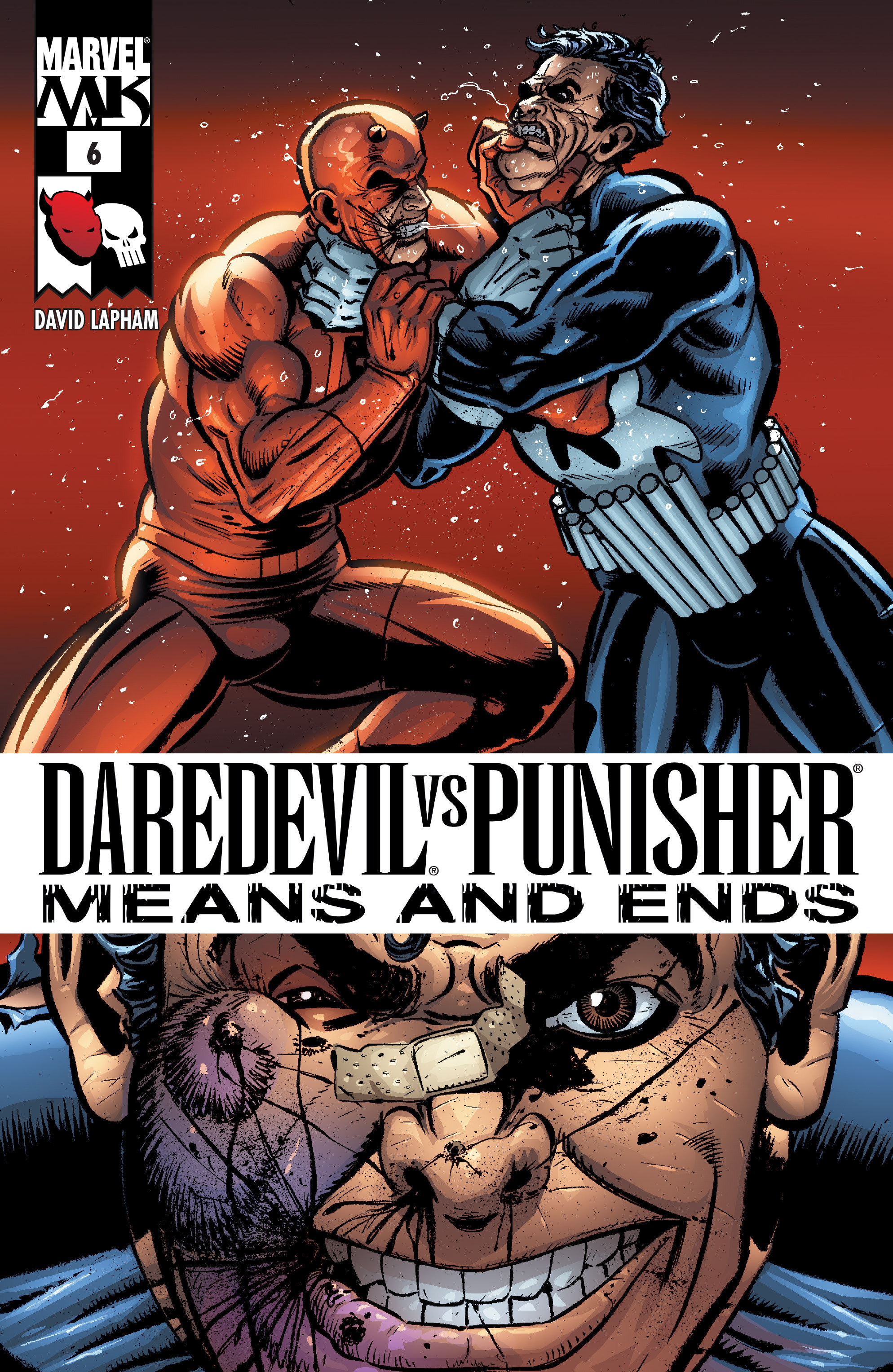 Daredevil vs. Punisher #6 cover