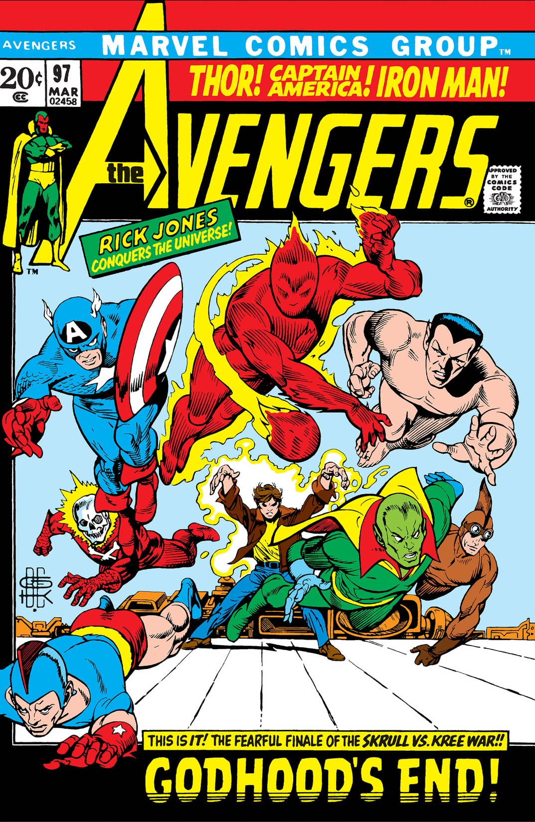 The Avengers #97 cover