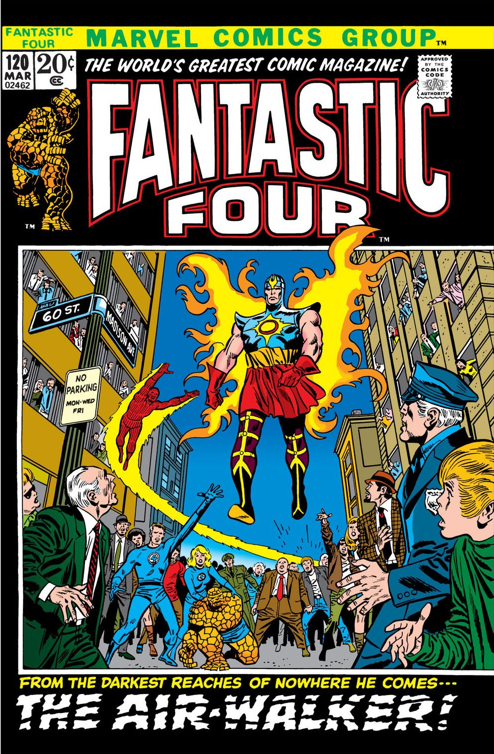 Fantastic Four #120 cover