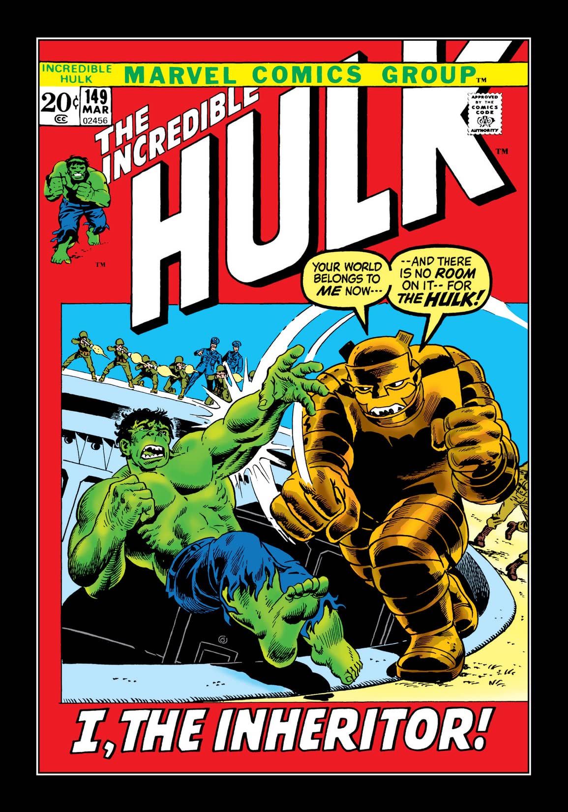 The Incredible Hulk #149 cover