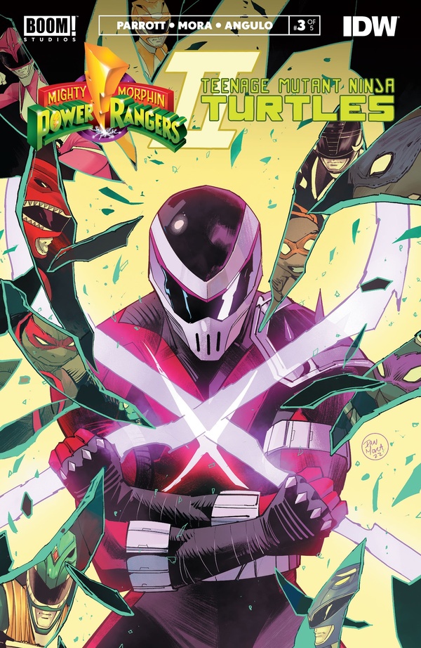 Mighty Morphin Power Rangers / Teenage Mutant Ninja Turtles II #3 cover