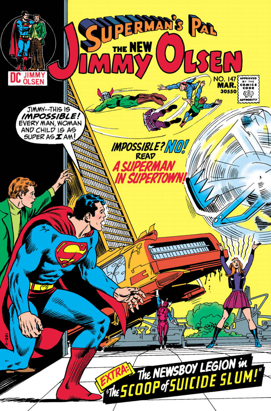 Superman's Pal, Jimmy Olsen #147 cover