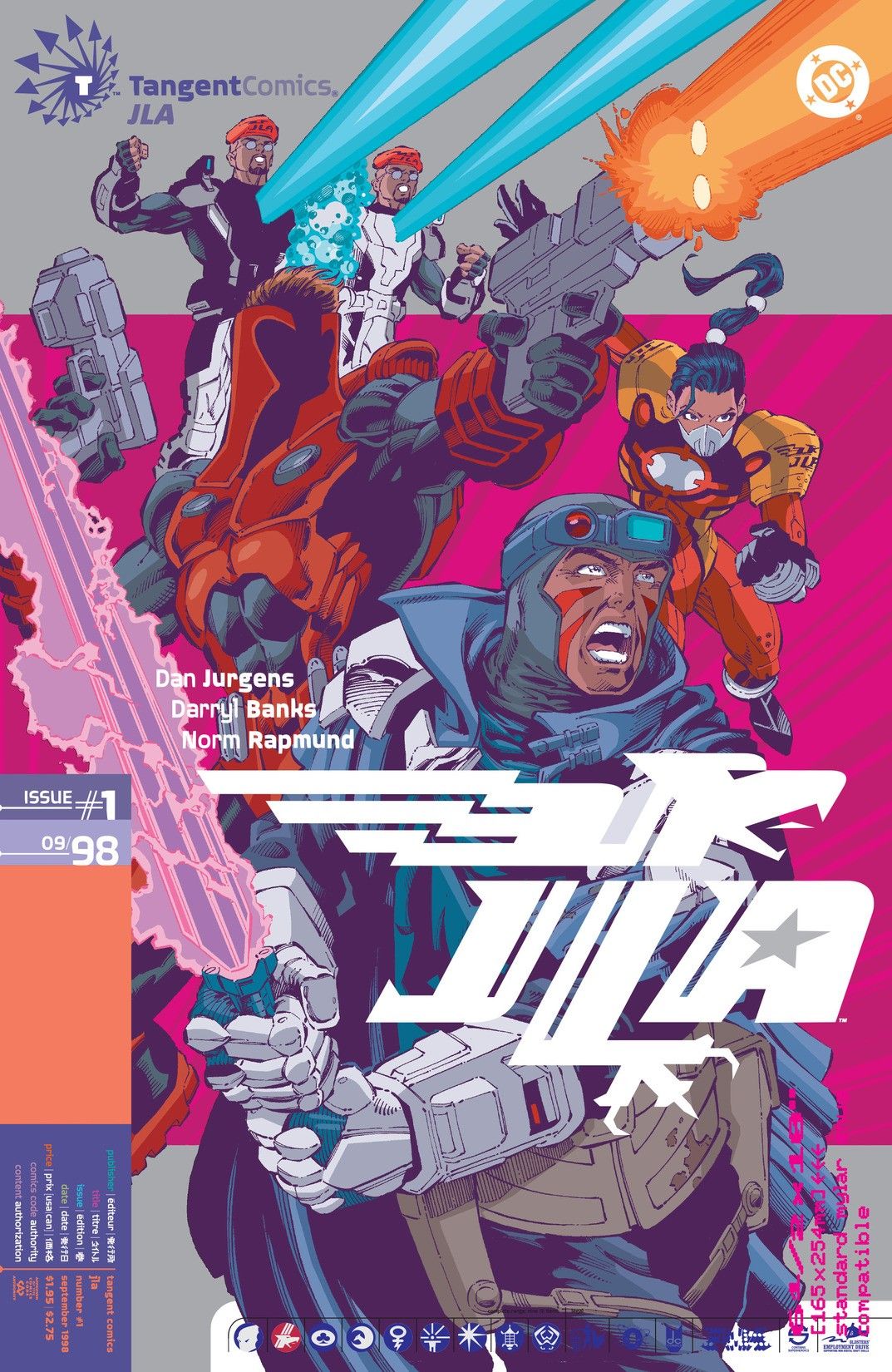 Tangent Comics / JLA #1 cover
