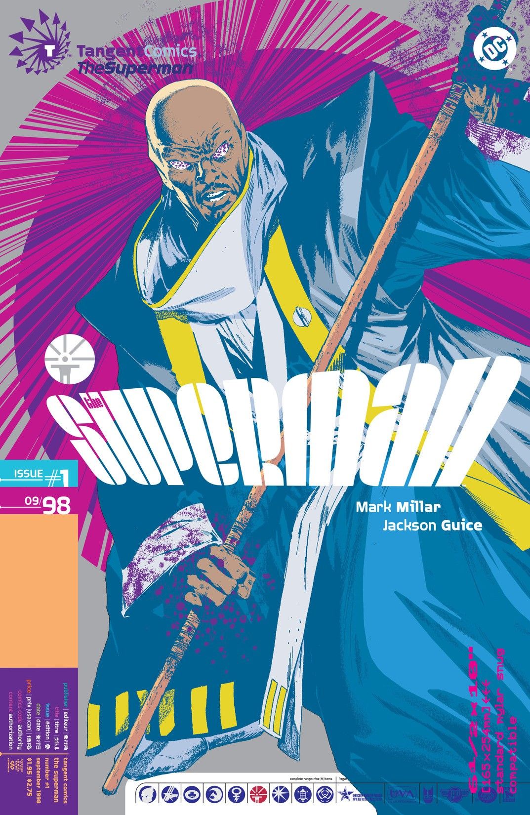 Tangent Comics / The Superman #1 cover