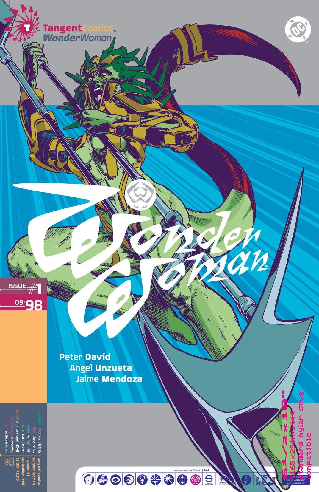 Tangent Comics / Wonder Woman #1 cover