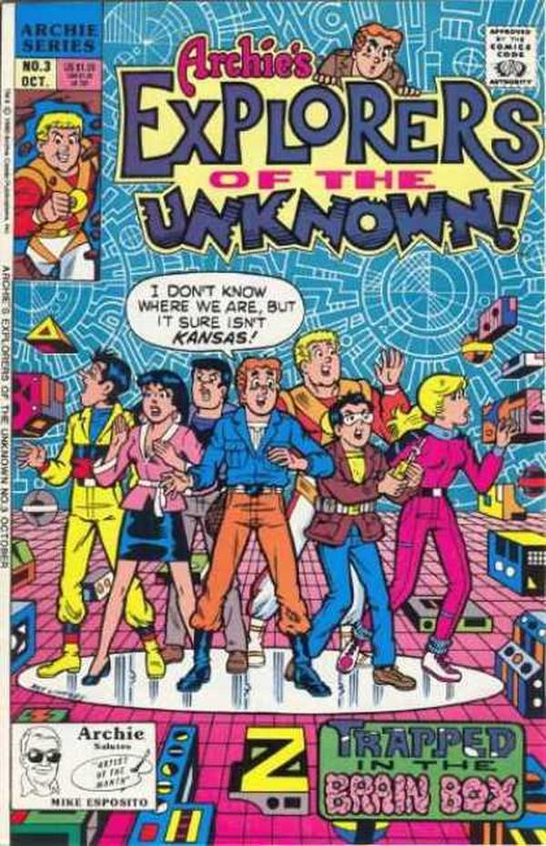 Explorers of the Unknown #3 cover