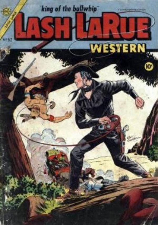 Lash La Rue Western #52 cover
