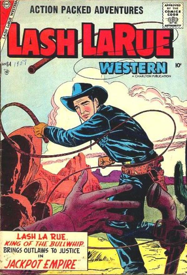 Lash La Rue Western #64 cover