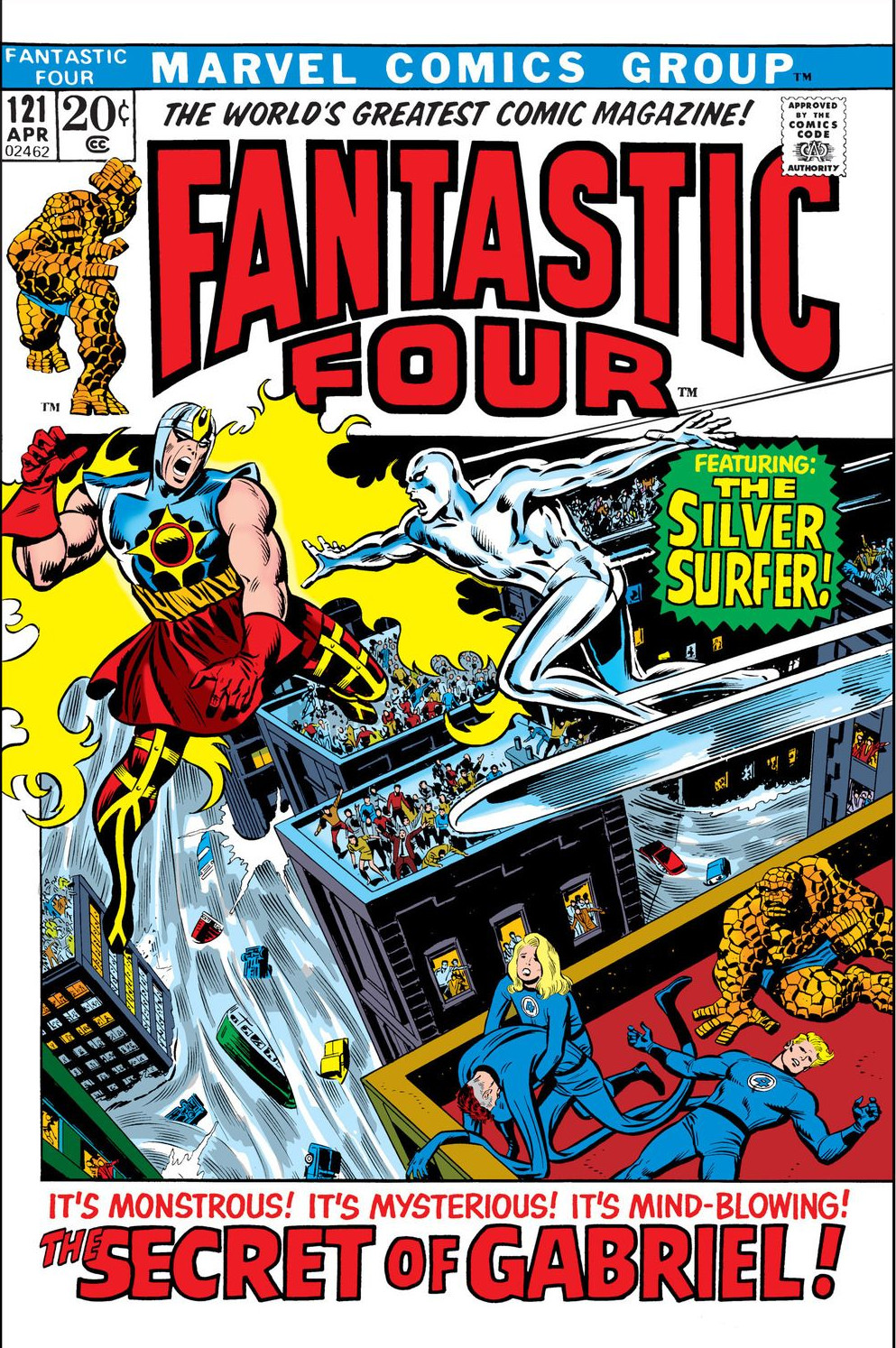 Fantastic Four #121 cover