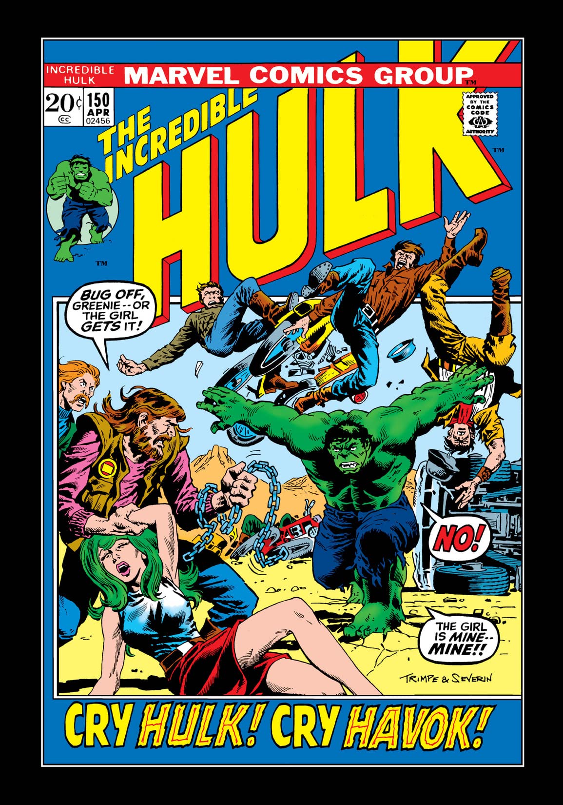 The Incredible Hulk #150 cover
