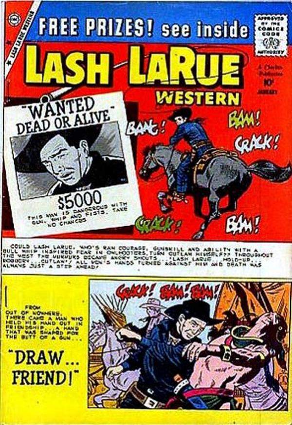 Lash La Rue Western #76 cover