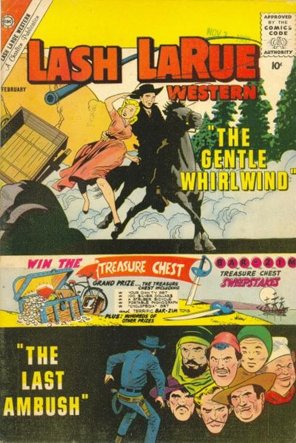 Lash La Rue Western #82 cover