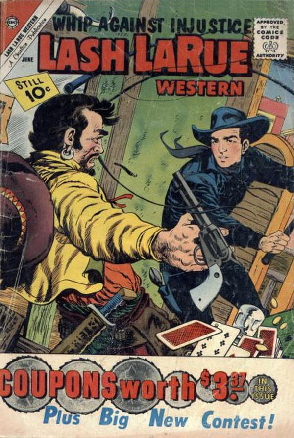 Lash La Rue Western #84 cover
