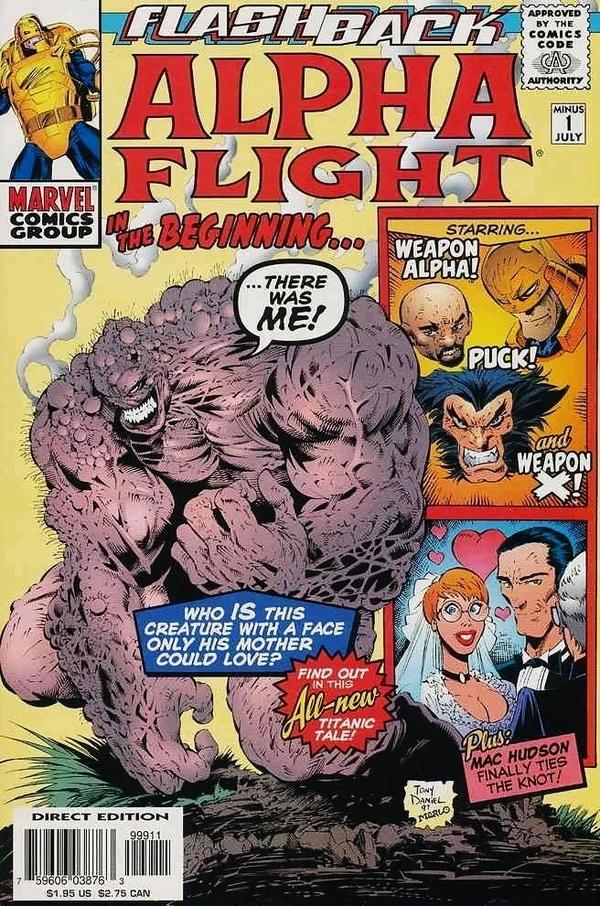 Alpha Flight: In the Beginning #-1 cover