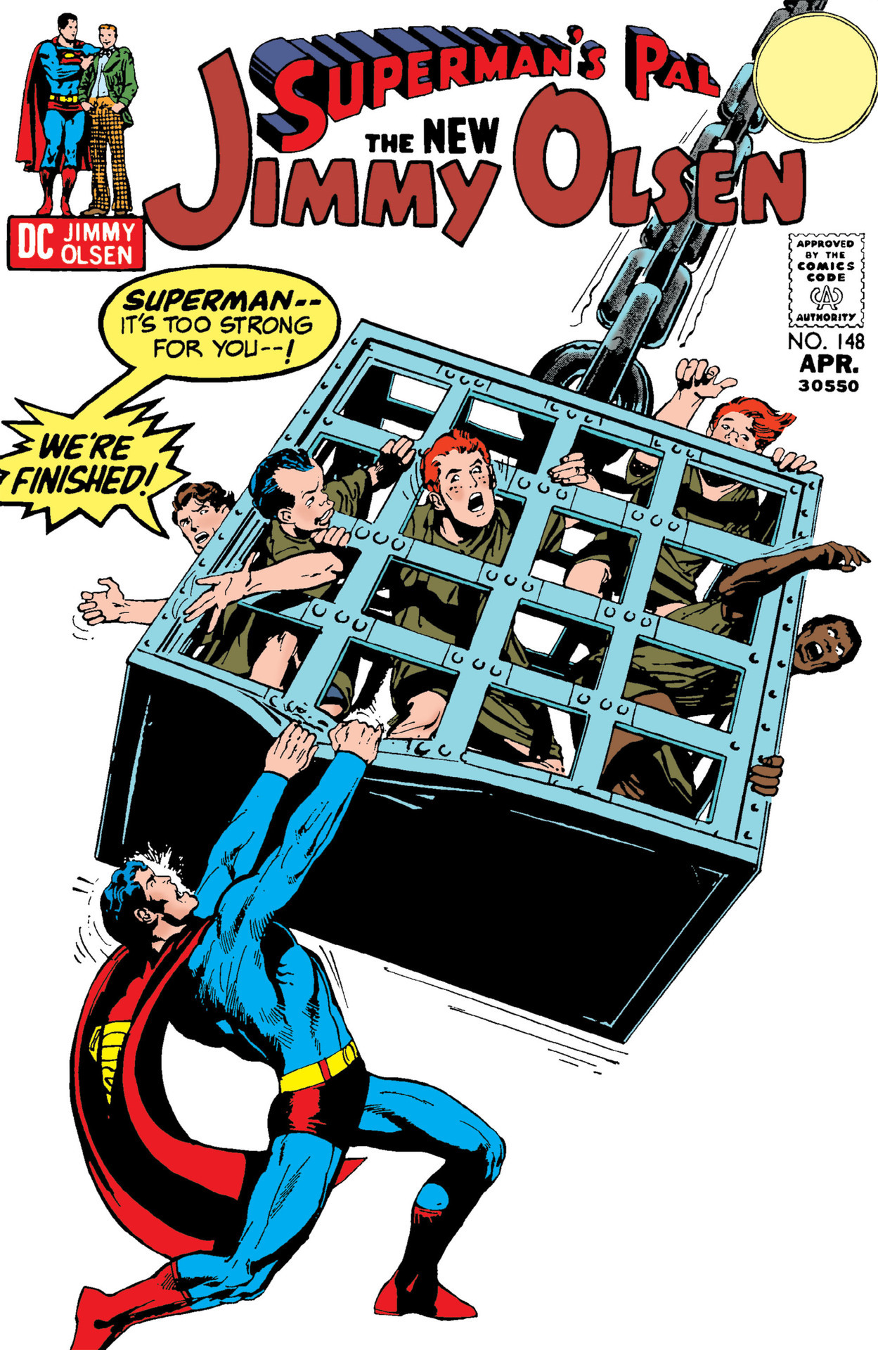 Superman's Pal, Jimmy Olsen #148 cover