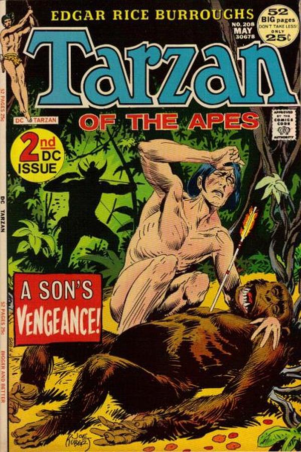Tarzan #208 cover