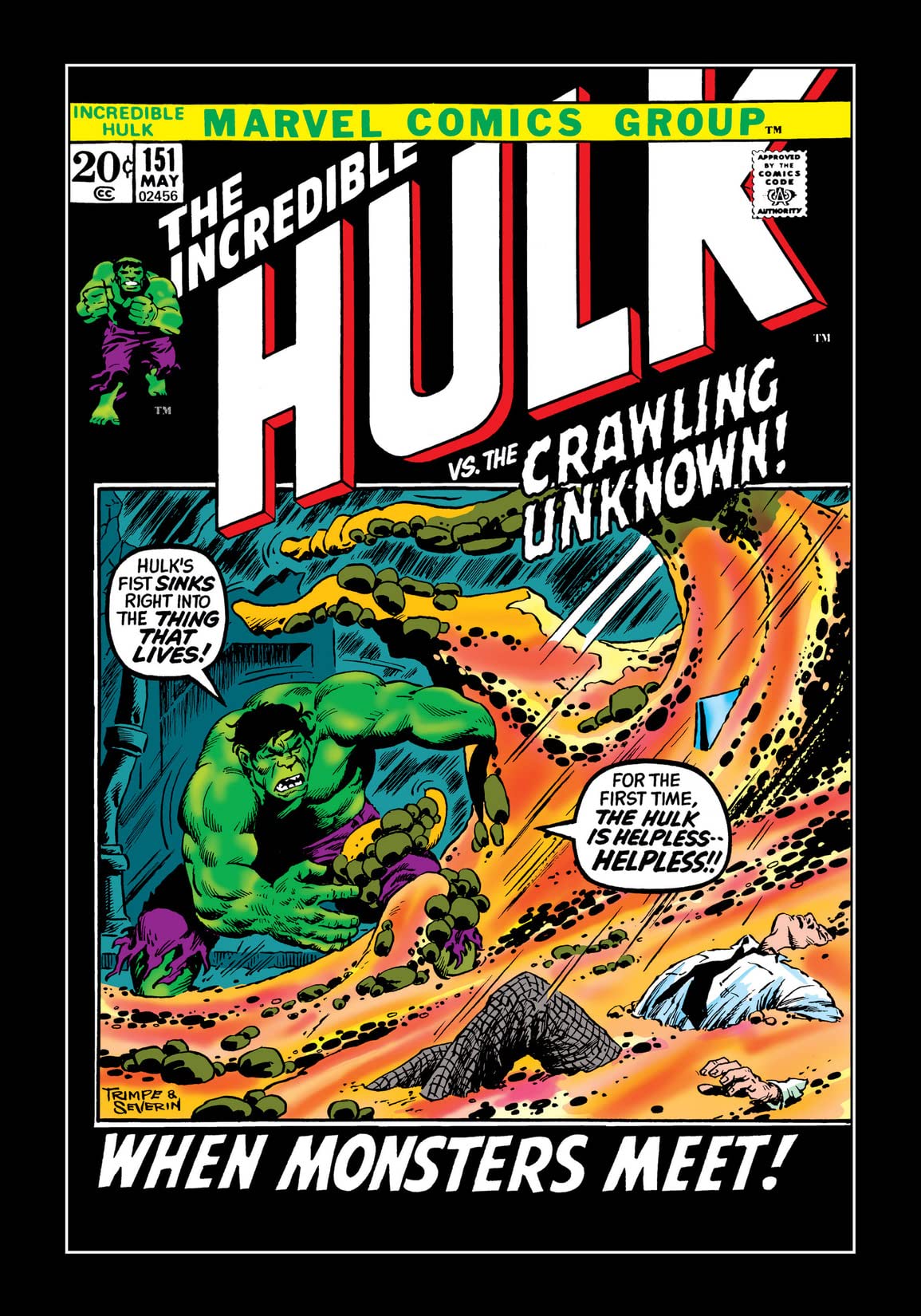 The Incredible Hulk #151 cover