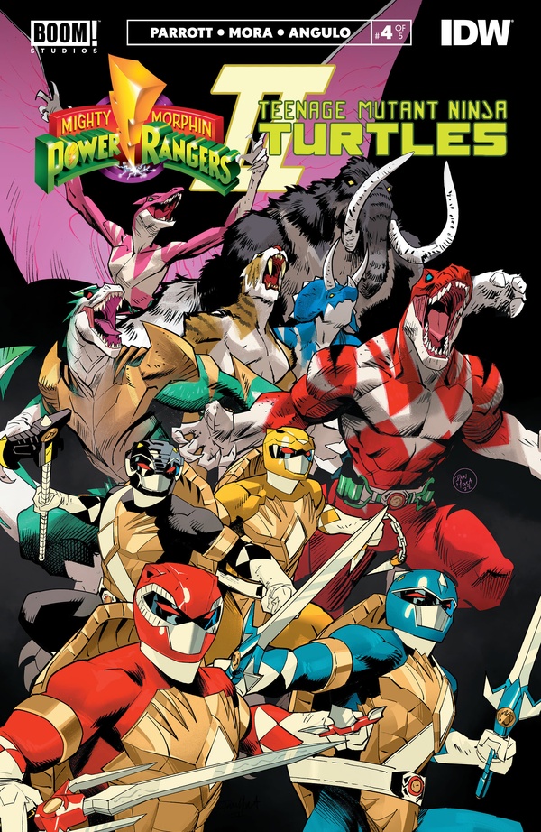 Mighty Morphin Power Rangers / Teenage Mutant Ninja Turtles II #4 cover