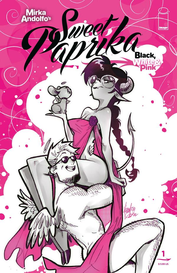 Mirka Andolfo's Sweet Paprika: Black, White & Pink #1
