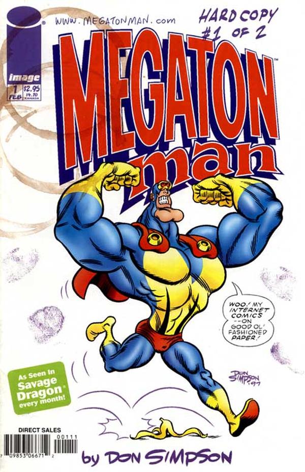 Megaton Man: Hardcopy #1 cover