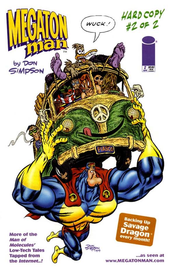 Megaton Man: Hardcopy #2 cover