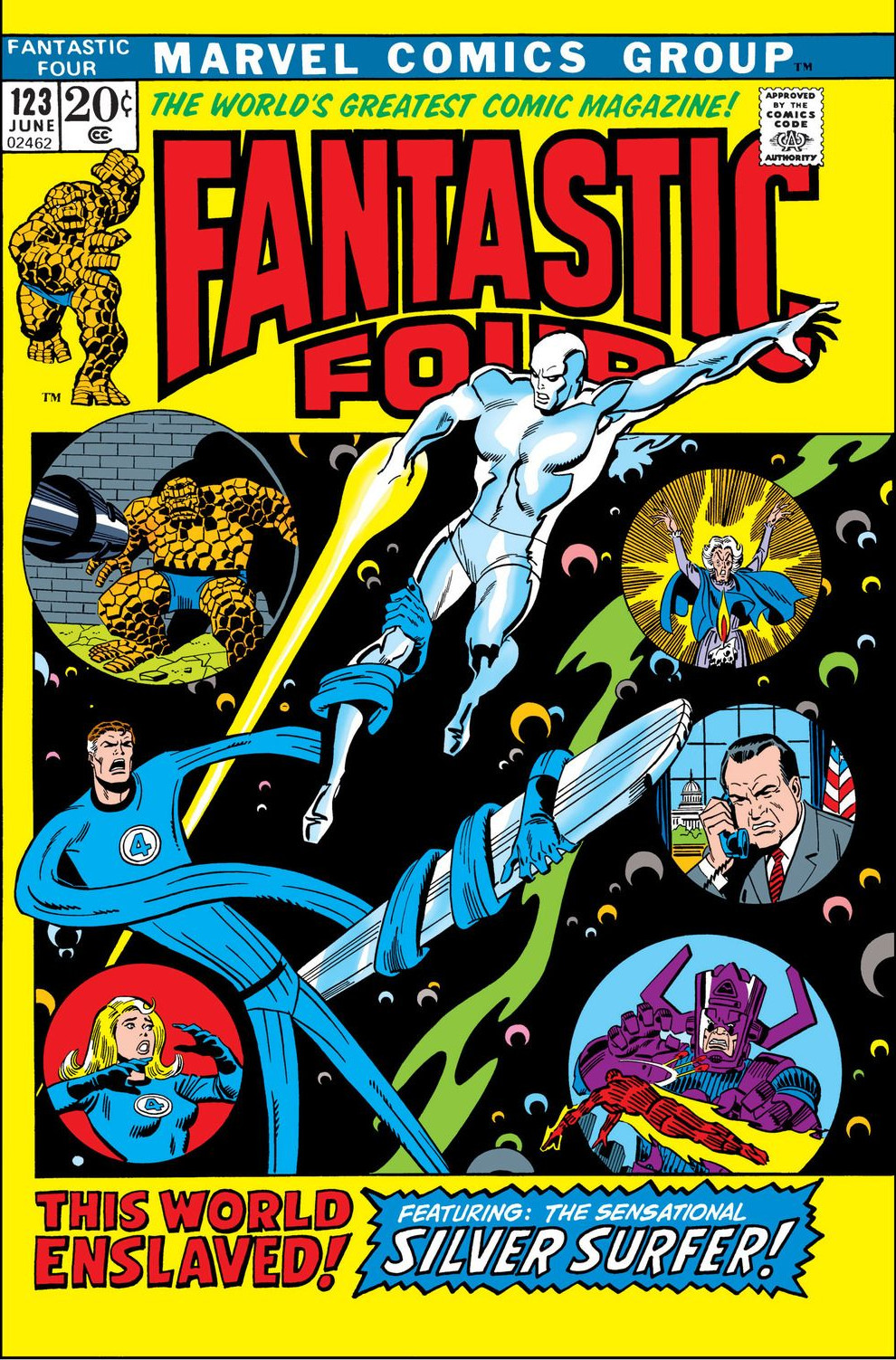 Fantastic Four #123 cover