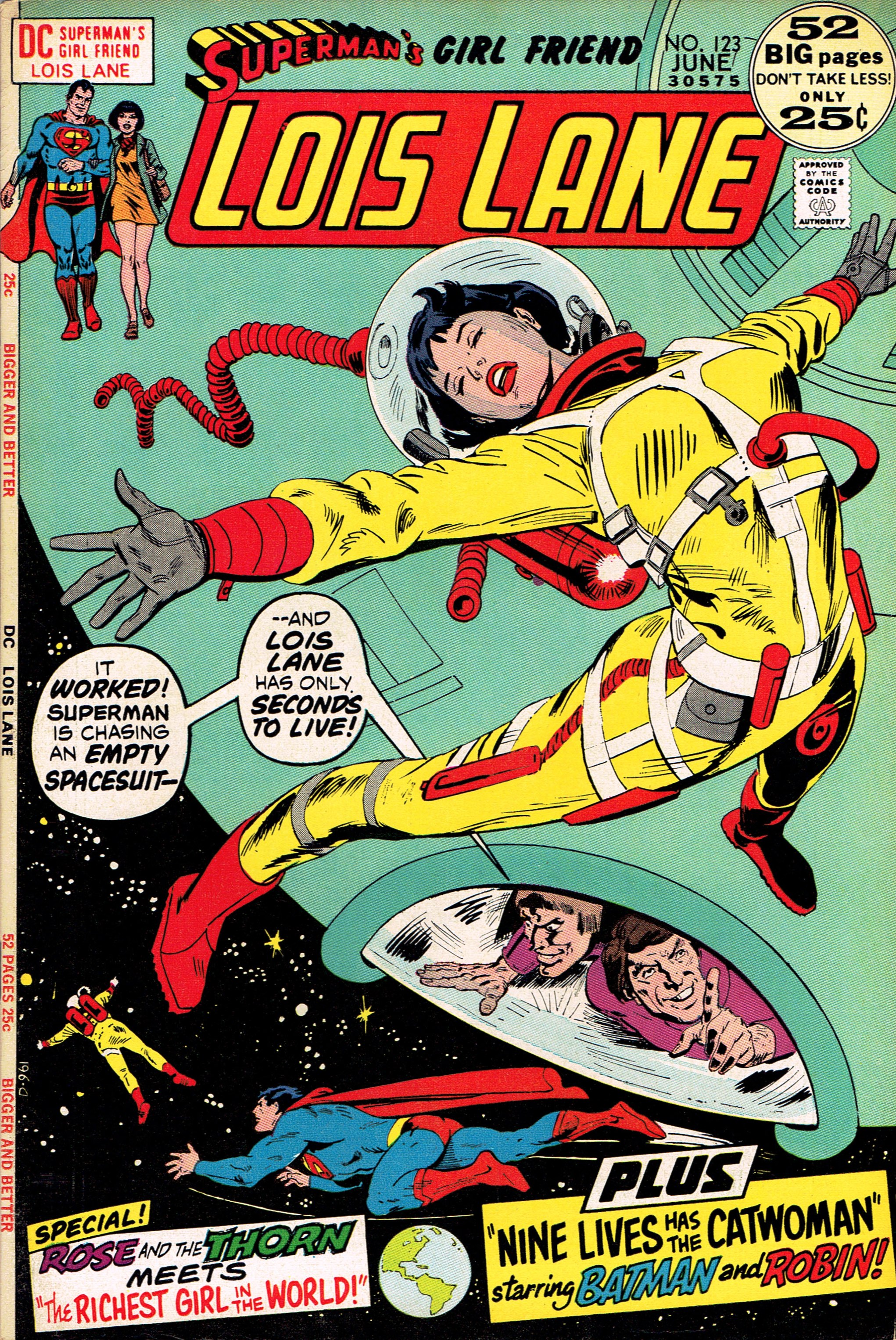 Superman's Girl Friend, Lois Lane #123