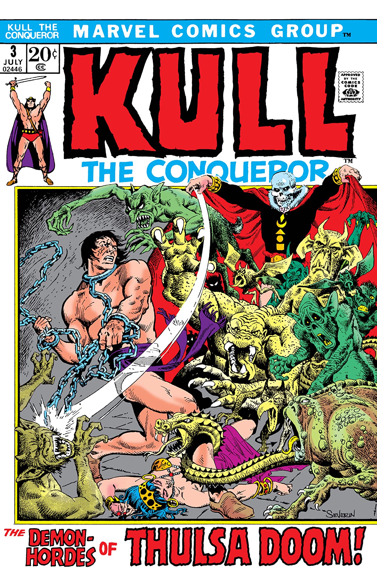 Kull, the Conqueror #3 cover