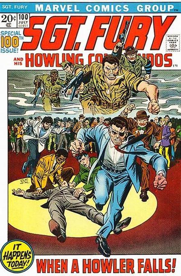 Sgt. Fury #100 cover
