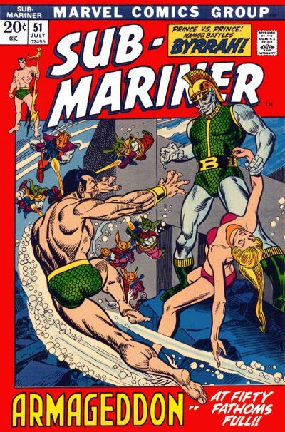 Sub-Mariner #51 cover
