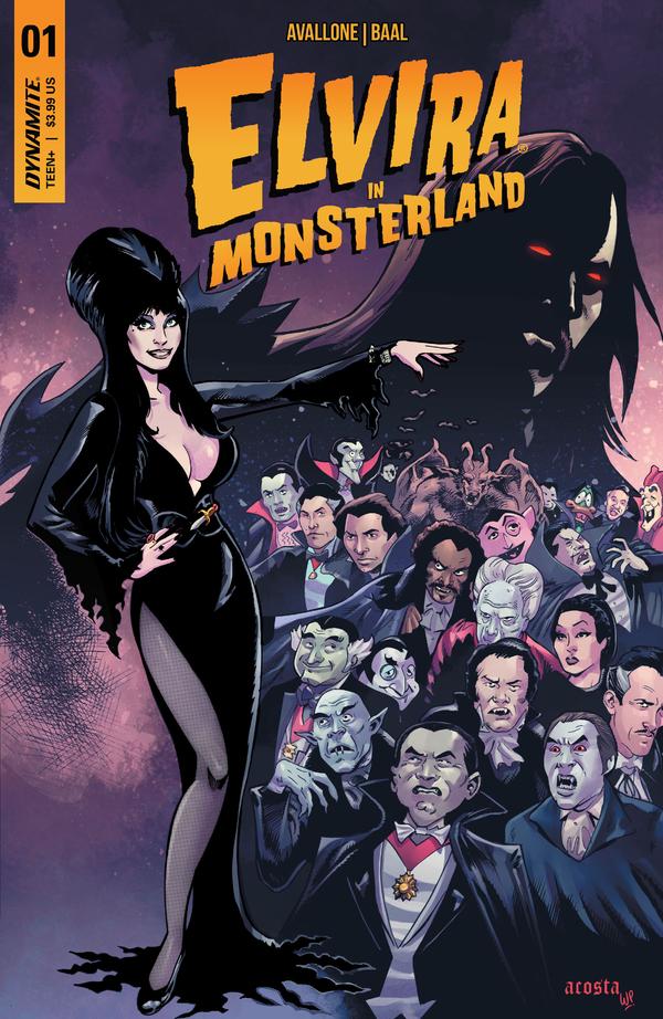 Elvira in Monsterland #1 cover