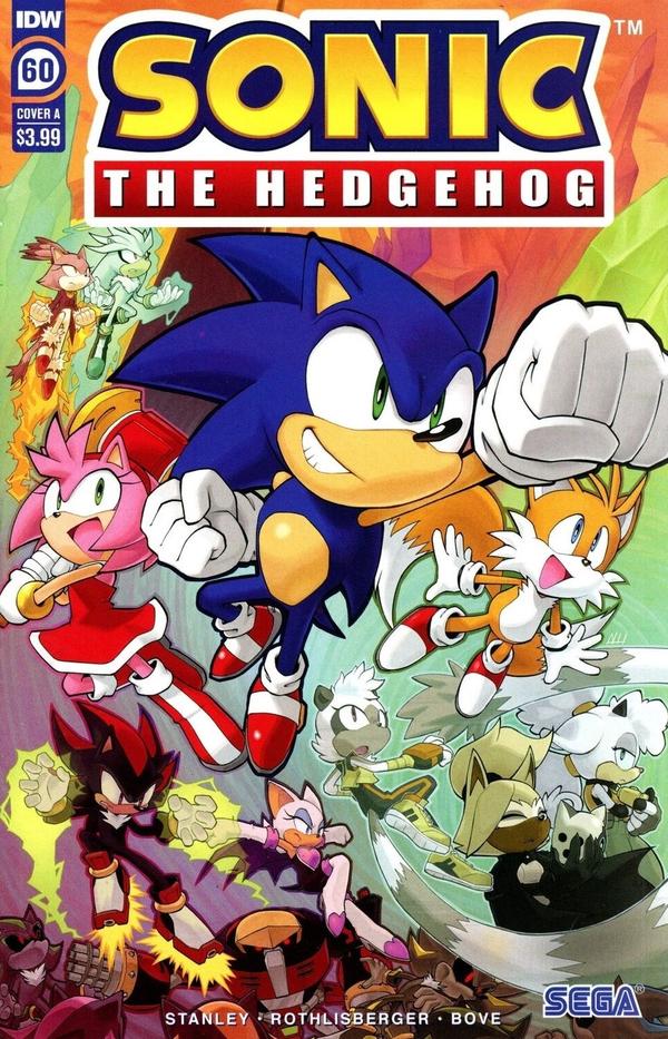 Sonic the Hedgehog #60 cover