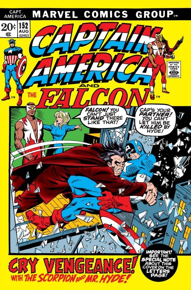 Captain America #152 cover