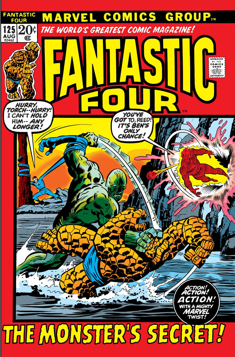 Fantastic Four #125 cover