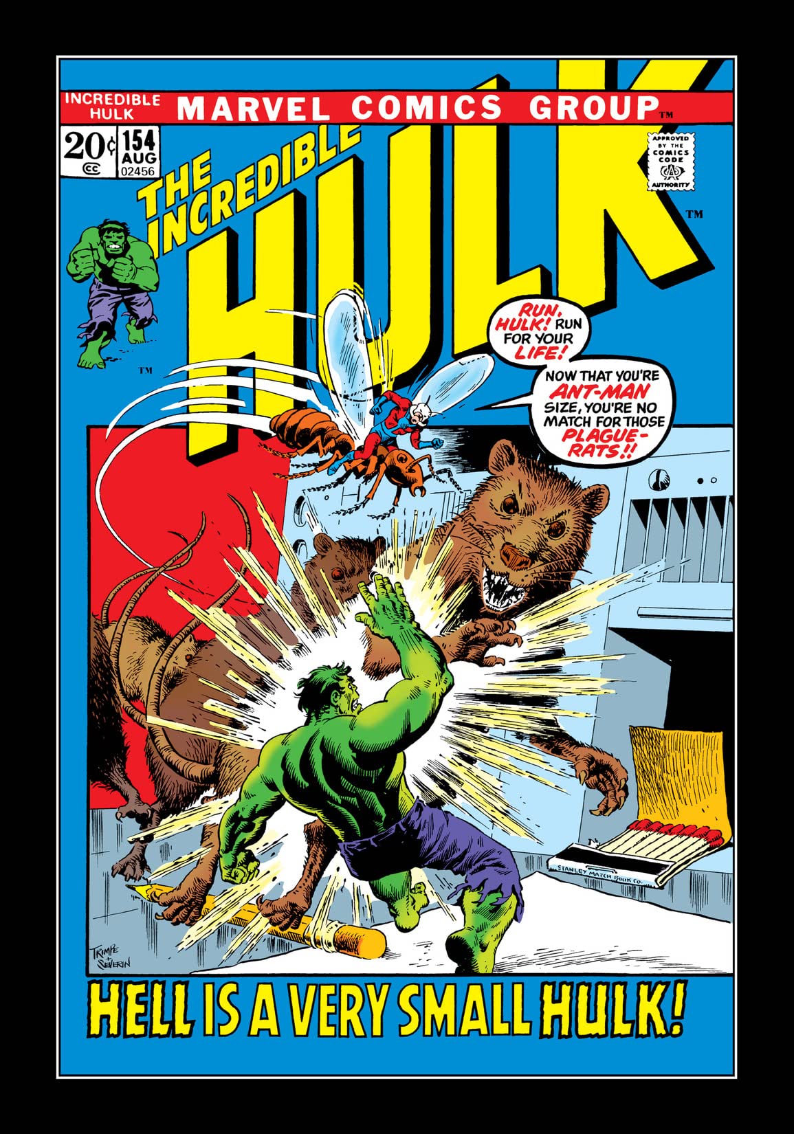 The Incredible Hulk #154 cover