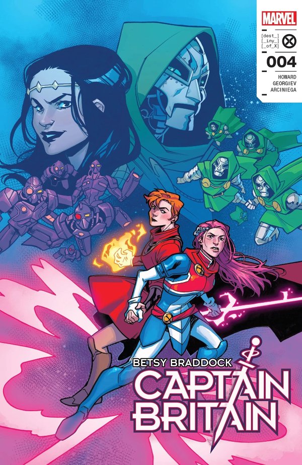 Betsy Braddock: Captain Britain #4 cover