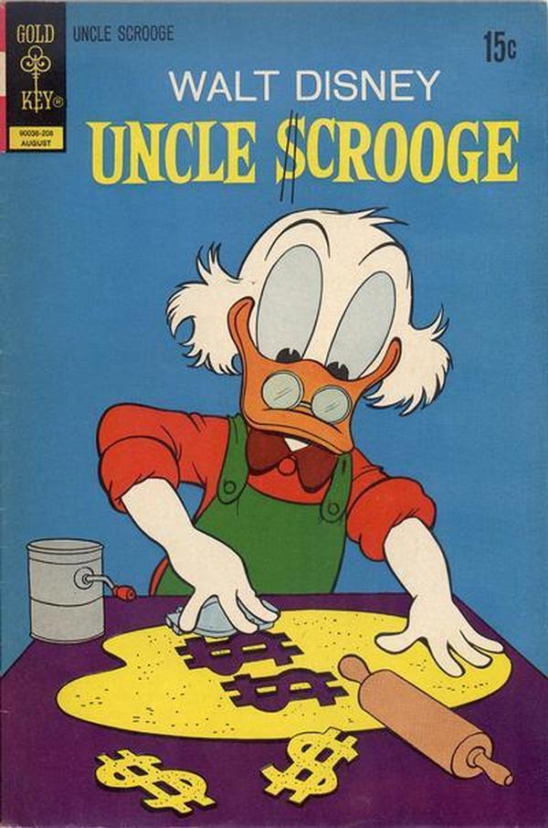 Walt Disney Uncle Scrooge #100 cover
