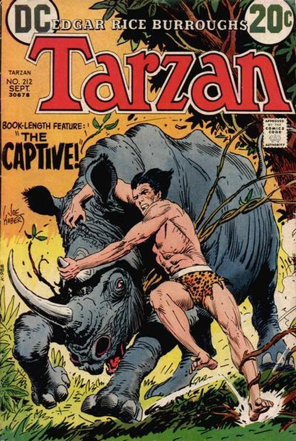 Tarzan #212 cover