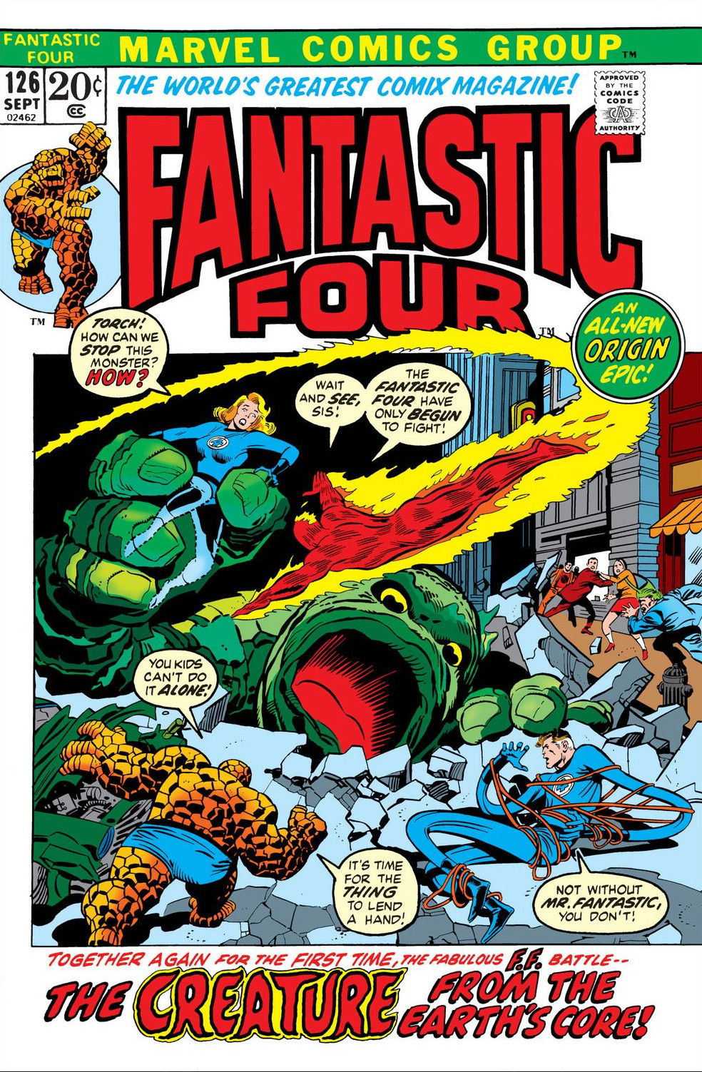 Fantastic Four #126 cover