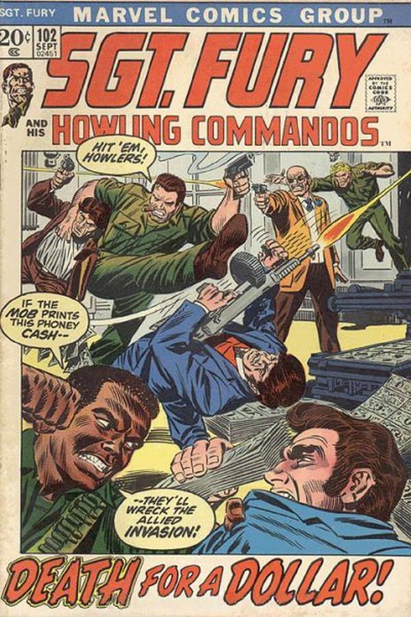 Sgt. Fury #102 cover
