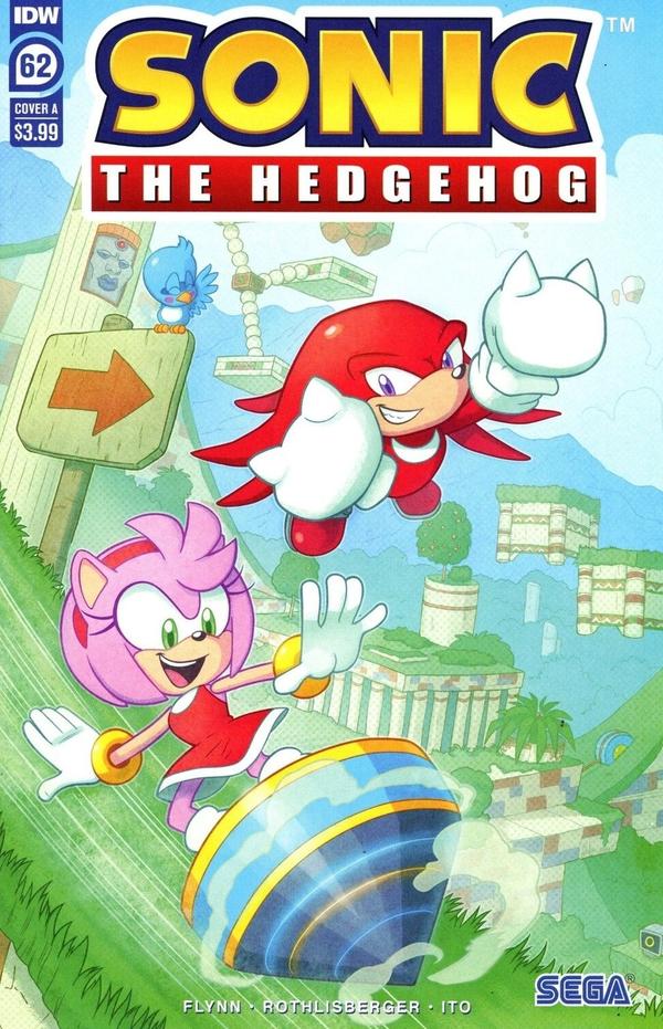 Sonic the Hedgehog #62 cover