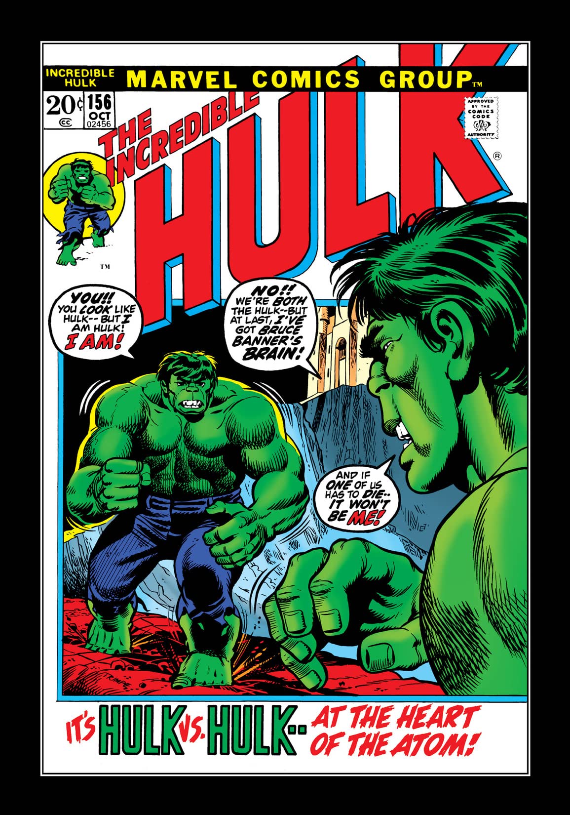 The Incredible Hulk #156 cover