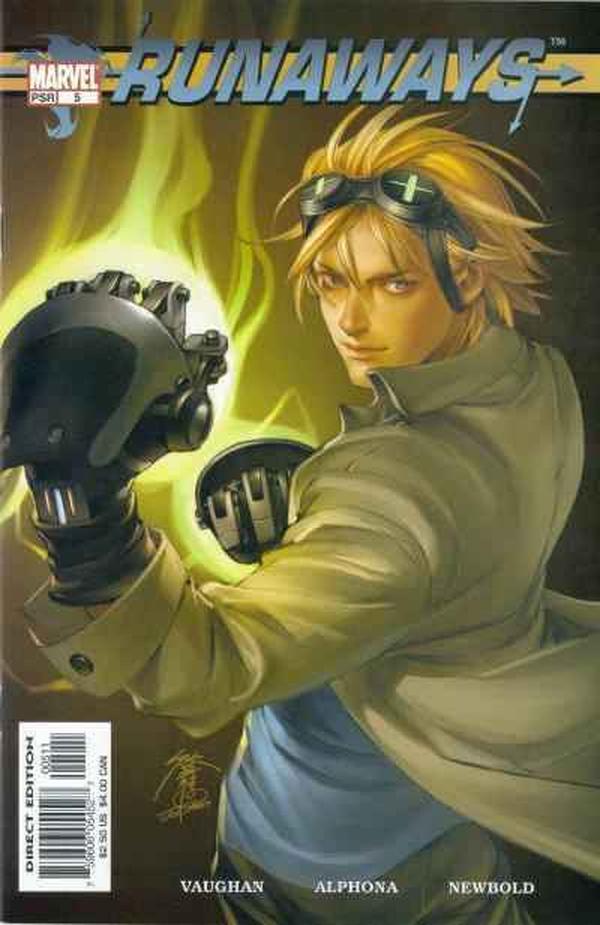 Runaways #5 cover
