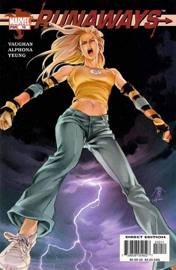 Runaways #10 cover