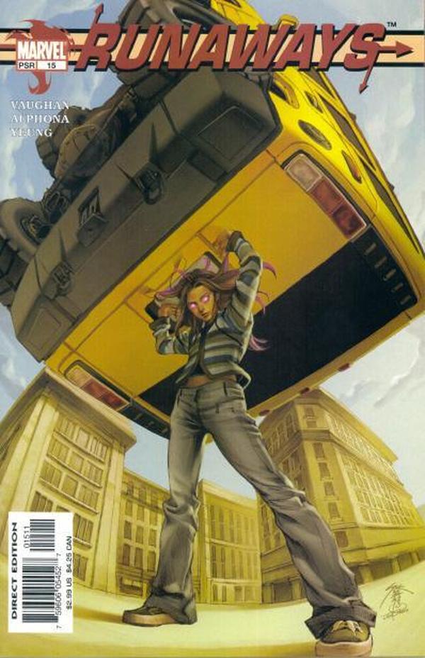 Runaways #15 cover