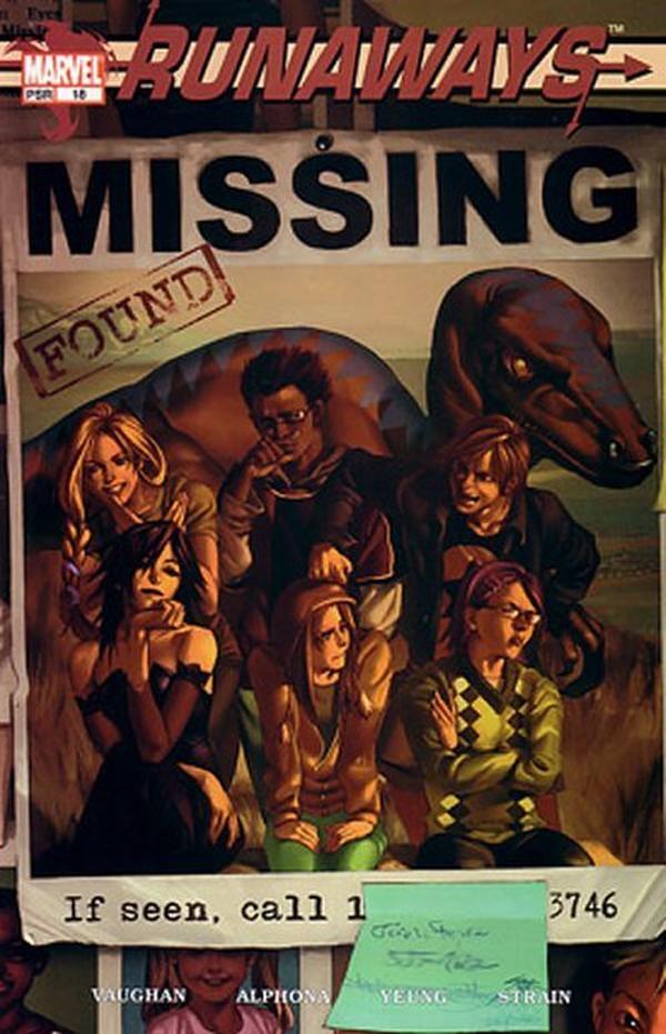 Runaways #18 cover