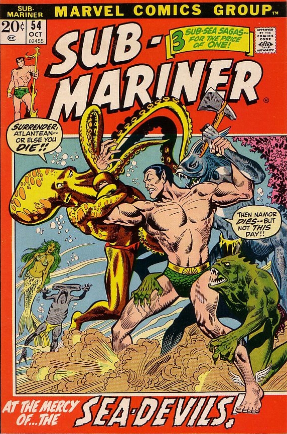 Sub-Mariner #54 cover